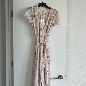 Pink floral Wayf gown